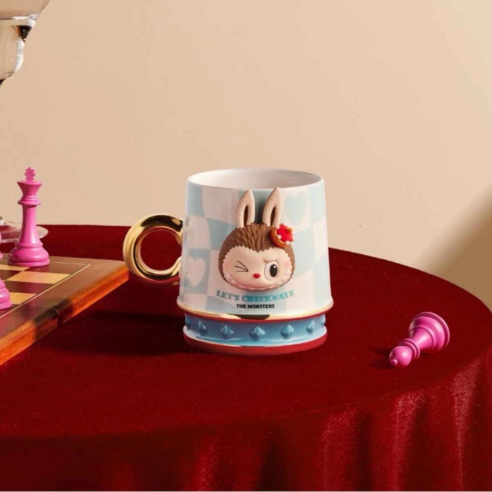 NIB The Monsters Let's Checkmate Mug - Blue - Picture 3 of 3